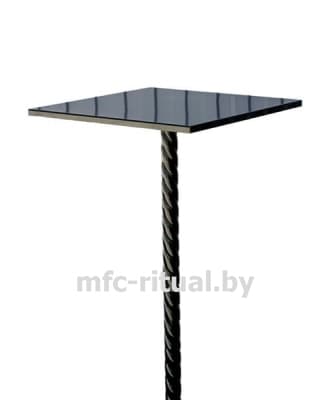 Стол металлический «Витая стойка - Ч»