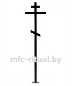 Крест металлический «Классический - Ч»