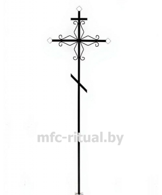 Крест металлический малый «Эконом - Ч»