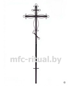 Крест металлический «Ирис - Ч»