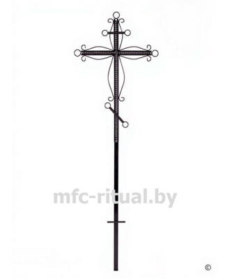 Крест металлический «Ирис - Ч»