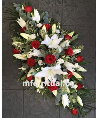 Венок из живых цветов «Память»