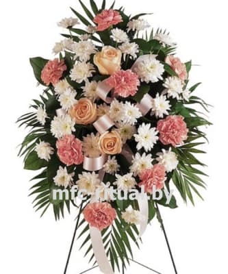 Венок из живых цветов «Изысканность»