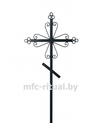 Крест металлический православный тип 4А