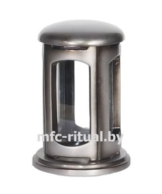 Лампада из полимергранита №2 серебро