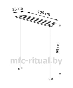 Лавка из металла №1