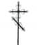 Крест металлический православный тип 5А-ТР