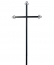 Крест металлический католический тип 1А