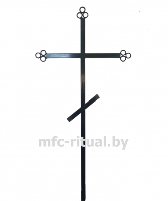 Крест металлический православный тип 3А
