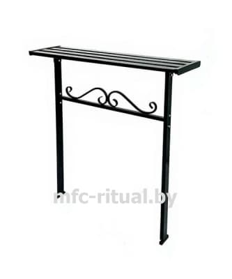 Лавка из металла №1 с узором