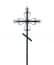 Крест металлический православный тип 4А-ТР