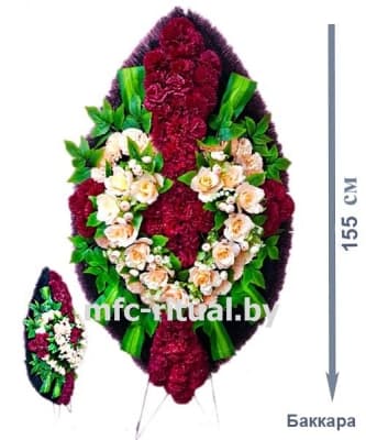 Венок дизайнерский «Баккара»